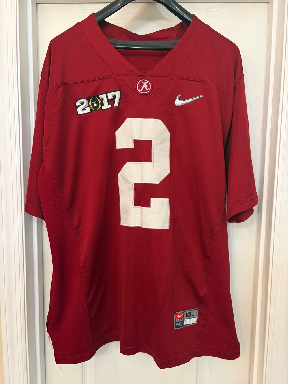 Nike Alabama Crimson Tide #2 Jalen Hurts Football Jersey Men's Size XXL 2017